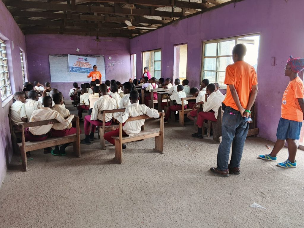 Students of Emma EL Shaddai Secondary School, Makoko, Lagos